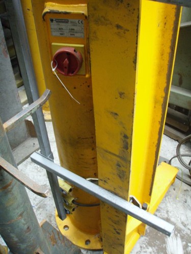 Column-mounted slewing crane 1t, 2400 mm